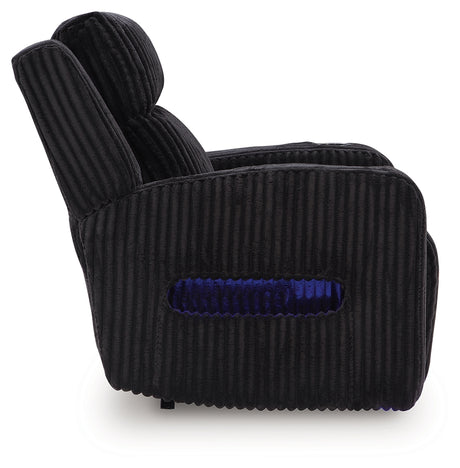 Forest Lake Black Power Reclining Sofa and Power Recliner from Ashley - Luna Furniture