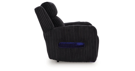 Forest Lake Black Power Recliner from Ashley - Luna Furniture