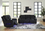 Forest Lake Black Power Reclining Living Room Set from Ashley - Luna Furniture