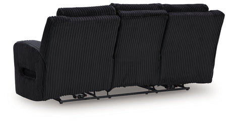 Forest Lake Black Power Reclining Sofa from Ashley - Luna Furniture