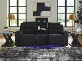 Forest Lake Black Power Reclining Sofa, Loveseat and Recliner from Ashley - Luna Furniture