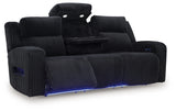 Forest Lake Black Power Reclining Sofa and Power Recliner from Ashley Furniture - Luna Furniture