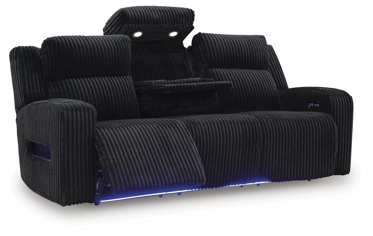 Forest Lake Black Power Reclining Living Room Set from Ashley - Luna Furniture