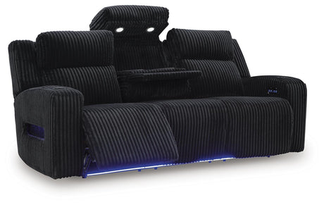 Forest Lake Black Power Reclining Living Room Set from Ashley - Luna Furniture