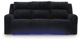 Forest Lake Black Power Reclining Sofa and Power Recliner from Ashley Furniture - Luna Furniture
