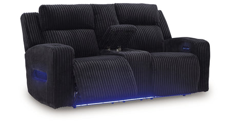 Forest Lake Black Power Reclining Sofa, Loveseat and Recliner from Ashley - Luna Furniture