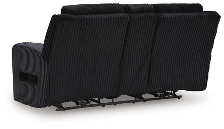 Forest Lake Black Power Reclining Sofa, Loveseat and Recliner from Ashley - Luna Furniture