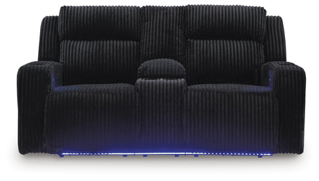 Forest Lake Black Power Reclining Sofa, Loveseat and Recliner from Ashley - Luna Furniture