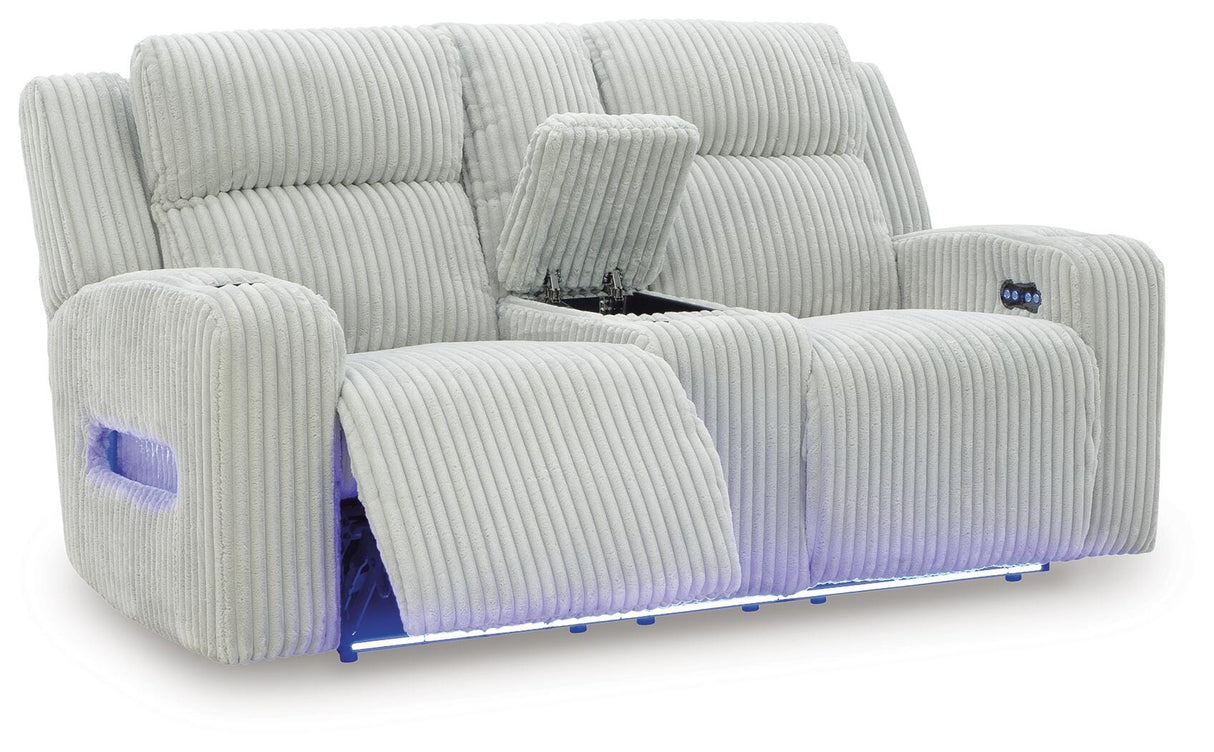 Forest Lake Alloy Power Reclining Living Room Set from Ashley Furniture - Luna Furniture