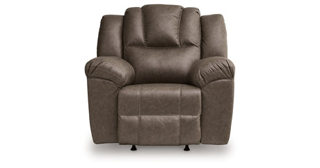 Lowilla Driftwood Recliner from Ashley - Luna Furniture