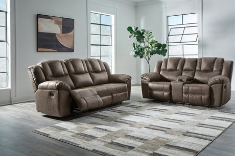 Lowilla Reclining Sofa and Loveseat from Ashley - Luna Furniture