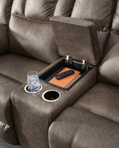 Lowilla Reclining Sofa and Loveseat from Ashley - Luna Furniture