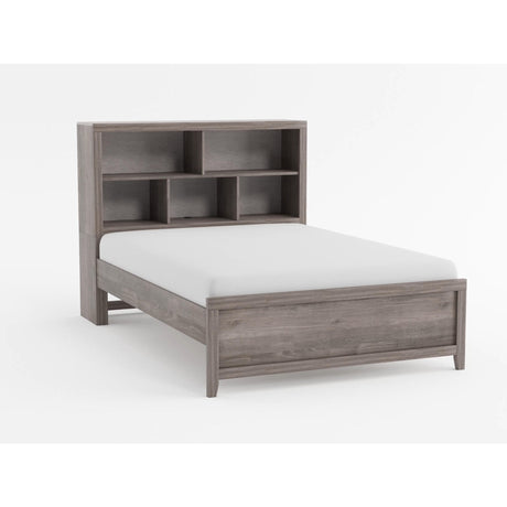 Woodrow Brownish Gray Full Platform Bed from Homelegance - Luna Furniture