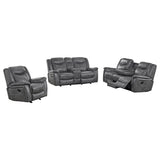 Conrad Gray 3-Piece Living Room Set from Coaster - Luna Furniture