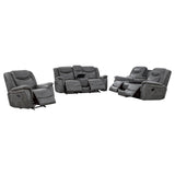 Conrad Gray 3-Piece Living Room Set from Coaster - Luna Furniture