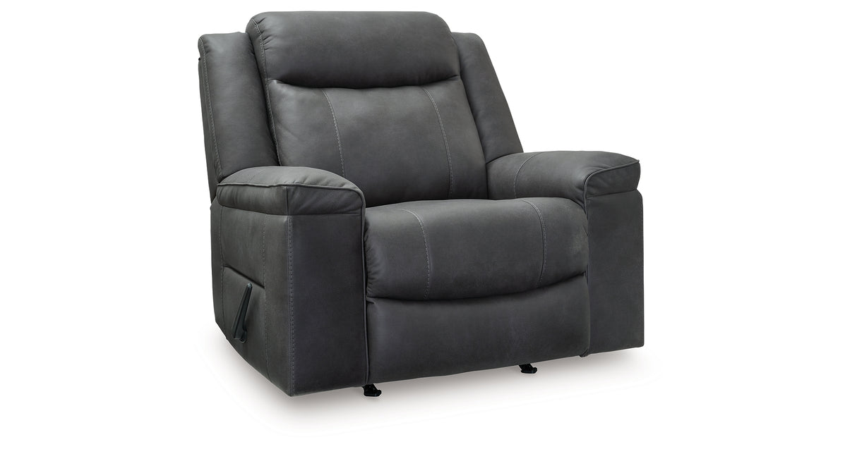 Status Check Shadow Recliner from Ashley - Luna Furniture