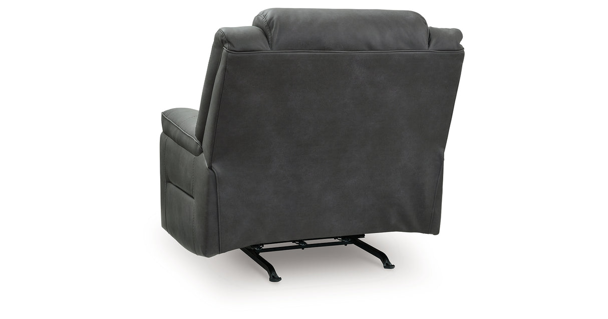 Status Check Shadow Recliner from Ashley - Luna Furniture