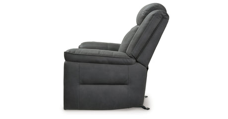 Status Check Shadow Recliner from Ashley - Luna Furniture