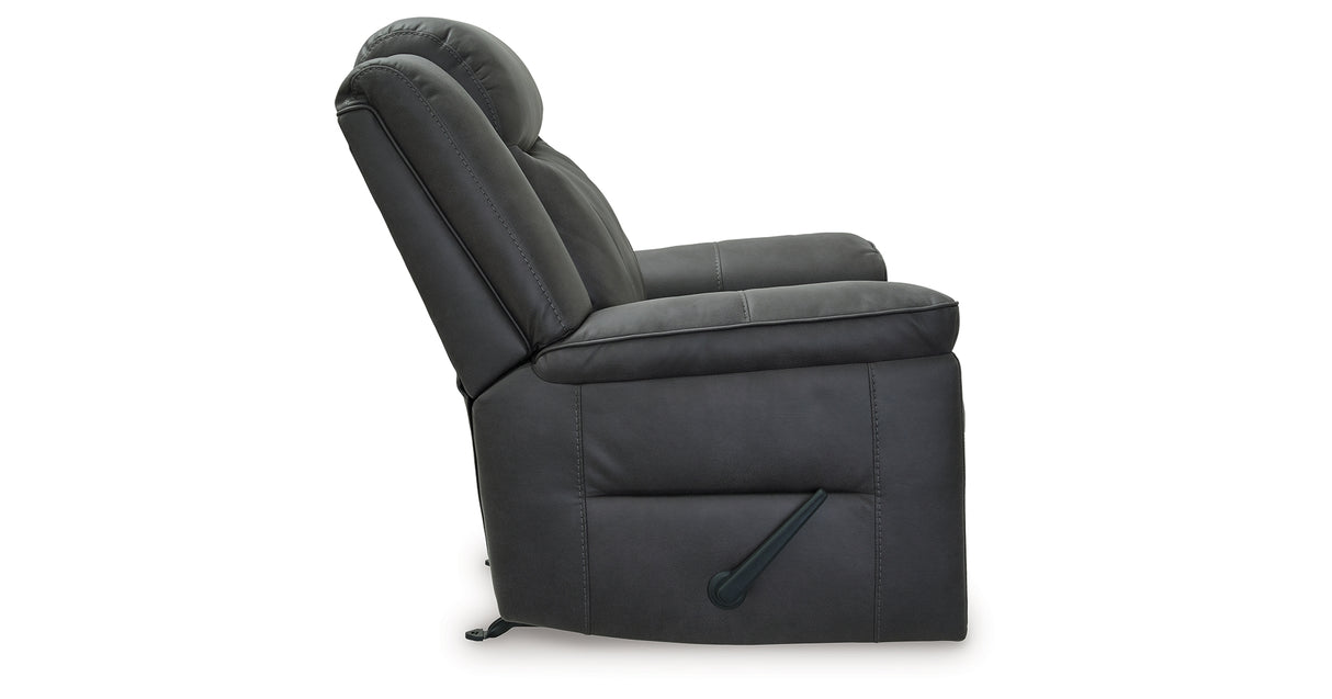 Status Check Shadow Recliner from Ashley - Luna Furniture