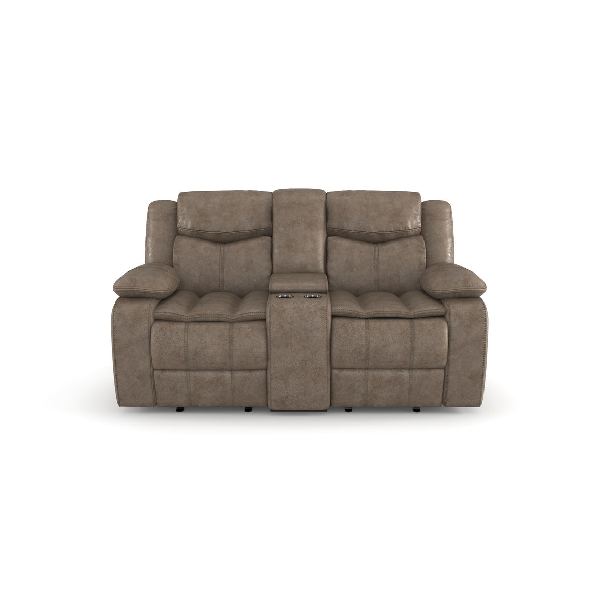 Bastrop Black Glider Reclining Chair from Homelegance - Luna Furniture