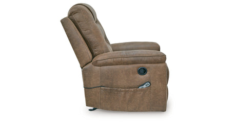 Stockworth Earth Recliner from Ashley - Luna Furniture