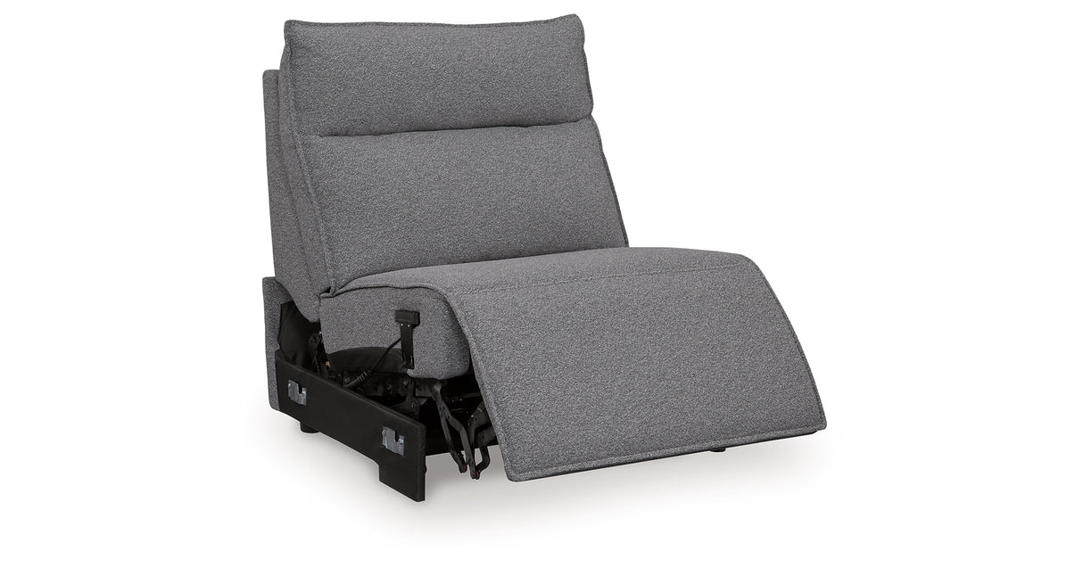 Modmax II Salt and Pepper Salt and Pepper 8-Piece Power Reclining Sectional with Console from Ashley - Luna Furniture
