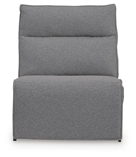Modmax Salt and Pepper Power Armless Recliner from Ashley Furniture - Luna Furniture