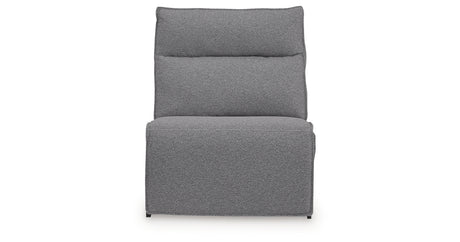 Modmax Salt and Pepper Power Armless Recliner from Ashley Furniture - Luna Furniture