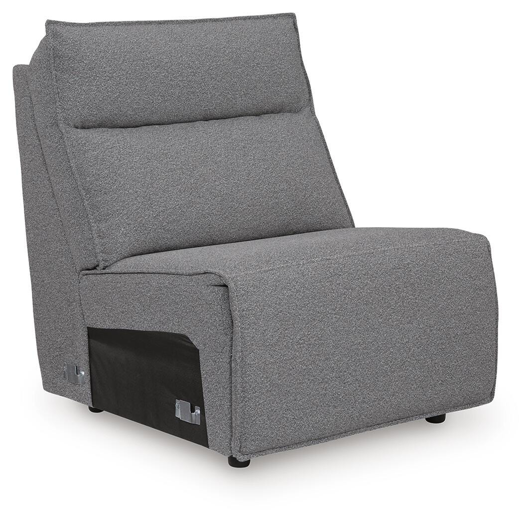 Modmax II Salt and Pepper Salt and Pepper 8-Piece Power Reclining Sectional with Console from Ashley - Luna Furniture