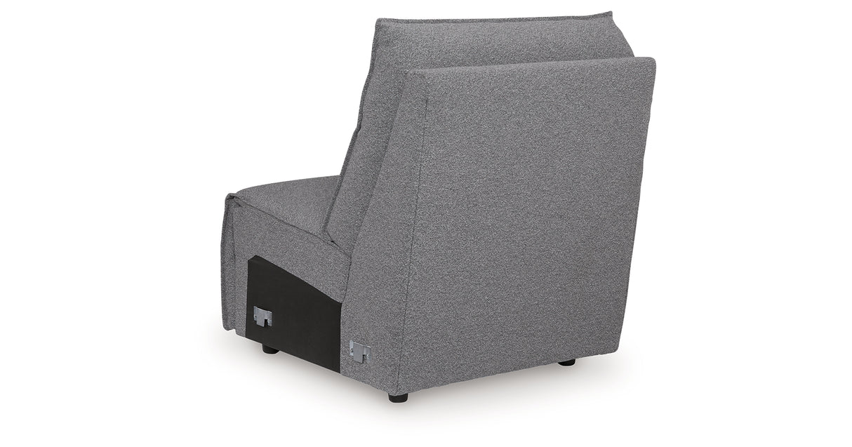 Modmax II Salt and Pepper Salt and Pepper 8-Piece Power Reclining Sectional with Console from Ashley - Luna Furniture