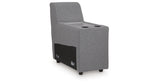 Modmax II Salt and Pepper Salt and Pepper 8-Piece Power Reclining Sectional with Console from Ashley - Luna Furniture
