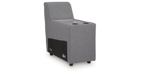Modmax II Salt and Pepper Console with Storage from Ashley - Luna Furniture
