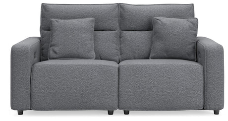Modmax Salt and Pepper 2-Piece Reclining Loveseat from Ashley - Luna Furniture