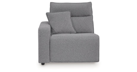 Modmax II Salt and Pepper Left-Arm Facing Power Recliner from Ashley - Luna Furniture
