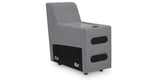 Modmax II Salt and Pepper Console with Audio System from Ashley - Luna Furniture