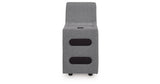Modmax II Salt and Pepper Console with Audio System from Ashley - Luna Furniture