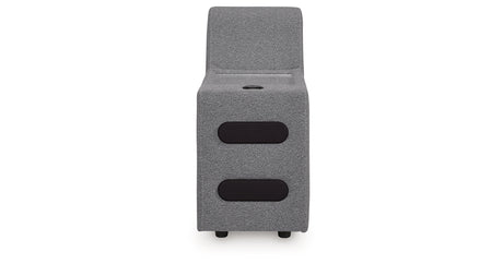 Modmax II Salt and Pepper Console with Audio System from Ashley - Luna Furniture