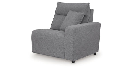 Modmax II Salt and Pepper Right-Arm Facing Power Recliner from Ashley - Luna Furniture