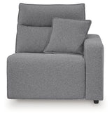 Modmax II Salt and Pepper Right-Arm Facing Power Recliner from Ashley Furniture - Luna Furniture