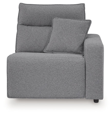 Modmax II Salt and Pepper Right-Arm Facing Power Recliner from Ashley - Luna Furniture