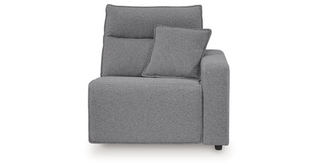 Modmax II Salt and Pepper Salt and Pepper 8-Piece Power Reclining Sectional with Console from Ashley - Luna Furniture