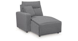 Modmax II Salt and Pepper Salt and Pepper 8-Piece Power Reclining Sectional with Console from Ashley - Luna Furniture