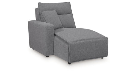 Modmax II Salt and Pepper Salt and Pepper 8-Piece Power Reclining Sectional with Console from Ashley - Luna Furniture
