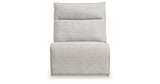 ModMax II Stone Power Armless Recliner from Ashley - Luna Furniture