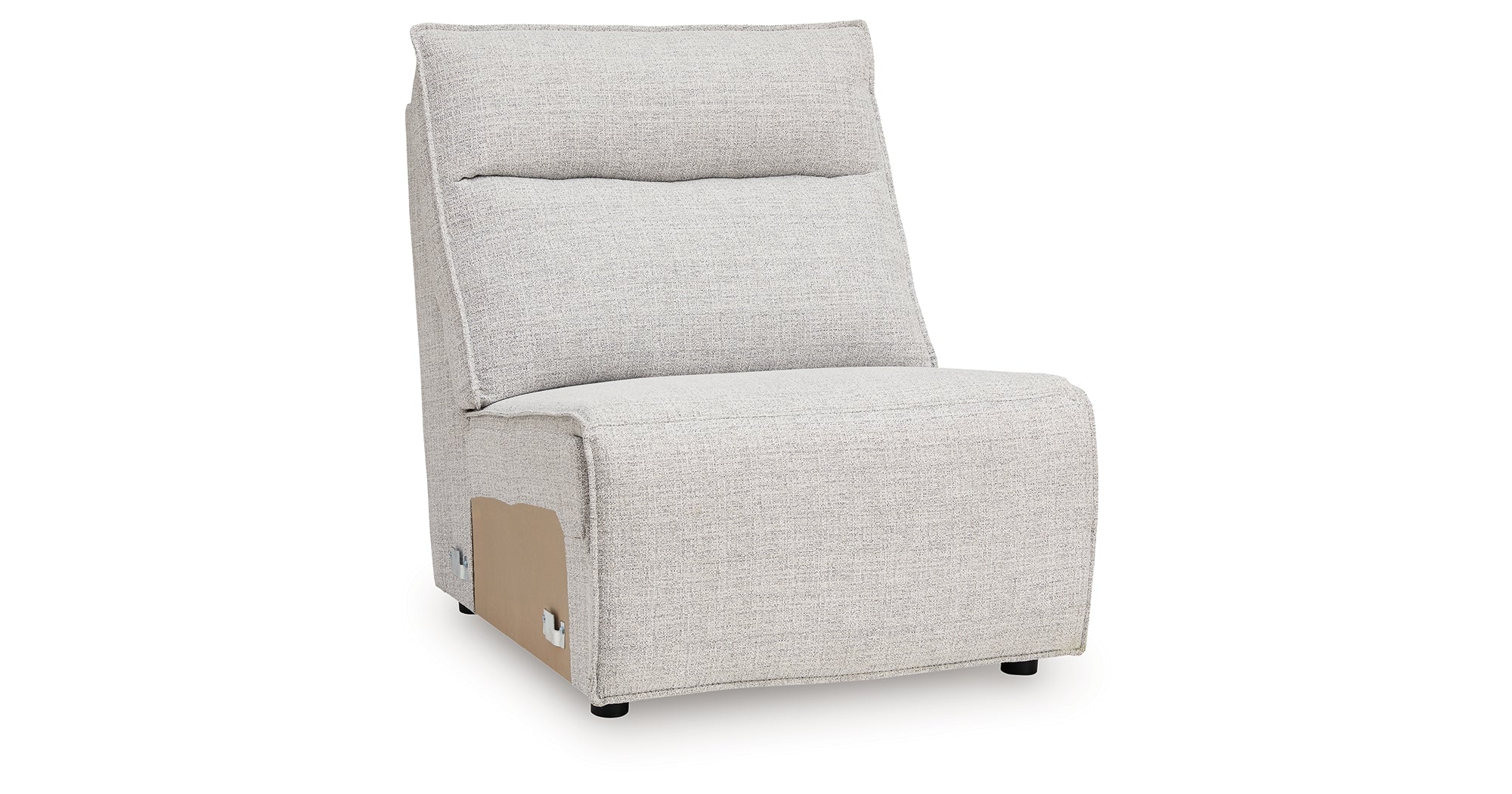 Ashley ModMax II Stone Armless Chair – Luna Furniture