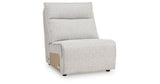 ModMax II Stone Armless Chair from Ashley - Luna Furniture