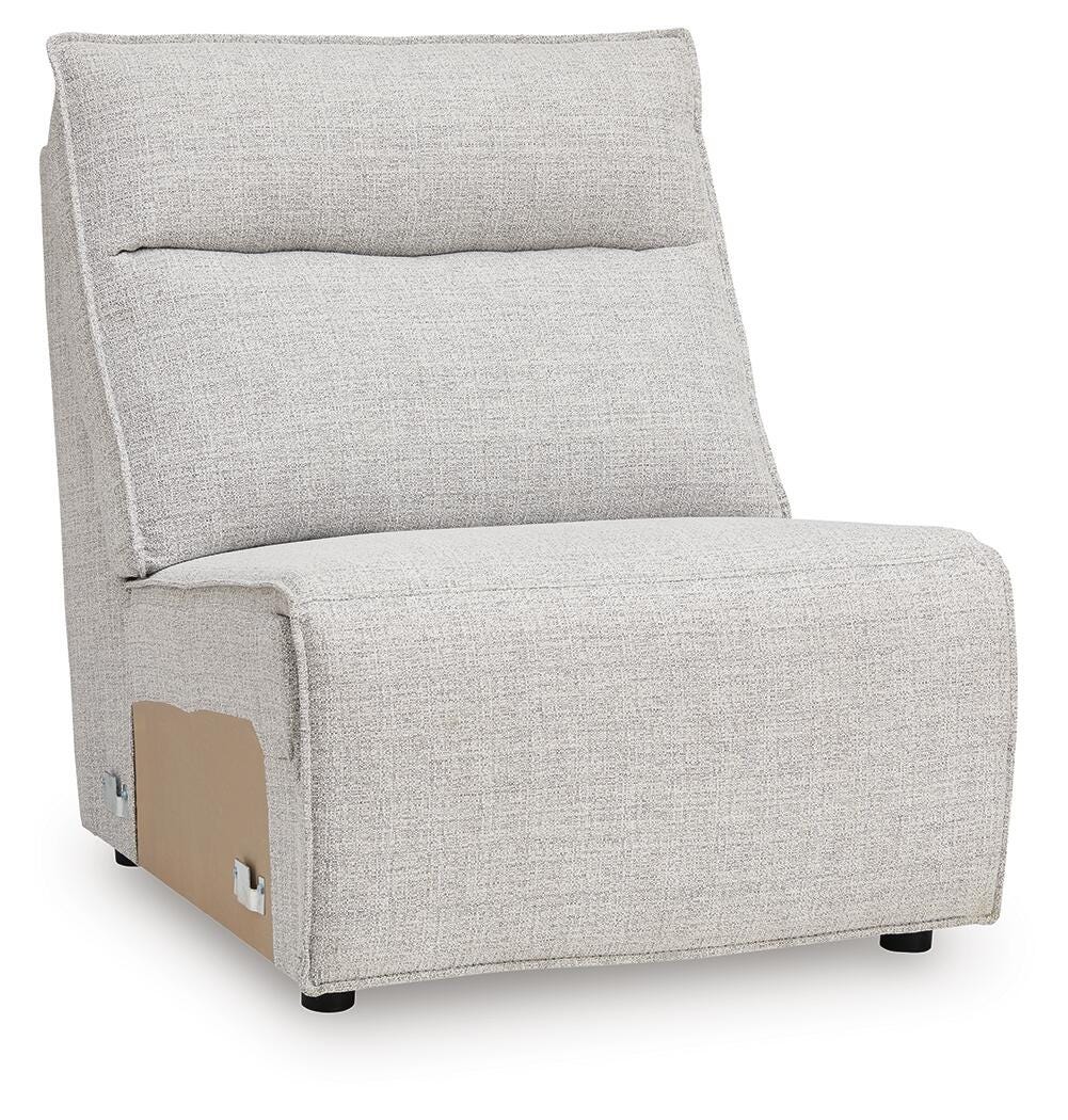 ModMax II Stone Armless Chair from Ashley - Luna Furniture