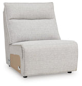 ModMax II Stone Armless Chair from Ashley - Luna Furniture