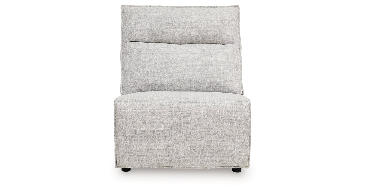 ModMax II Stone Armless Chair from Ashley - Luna Furniture