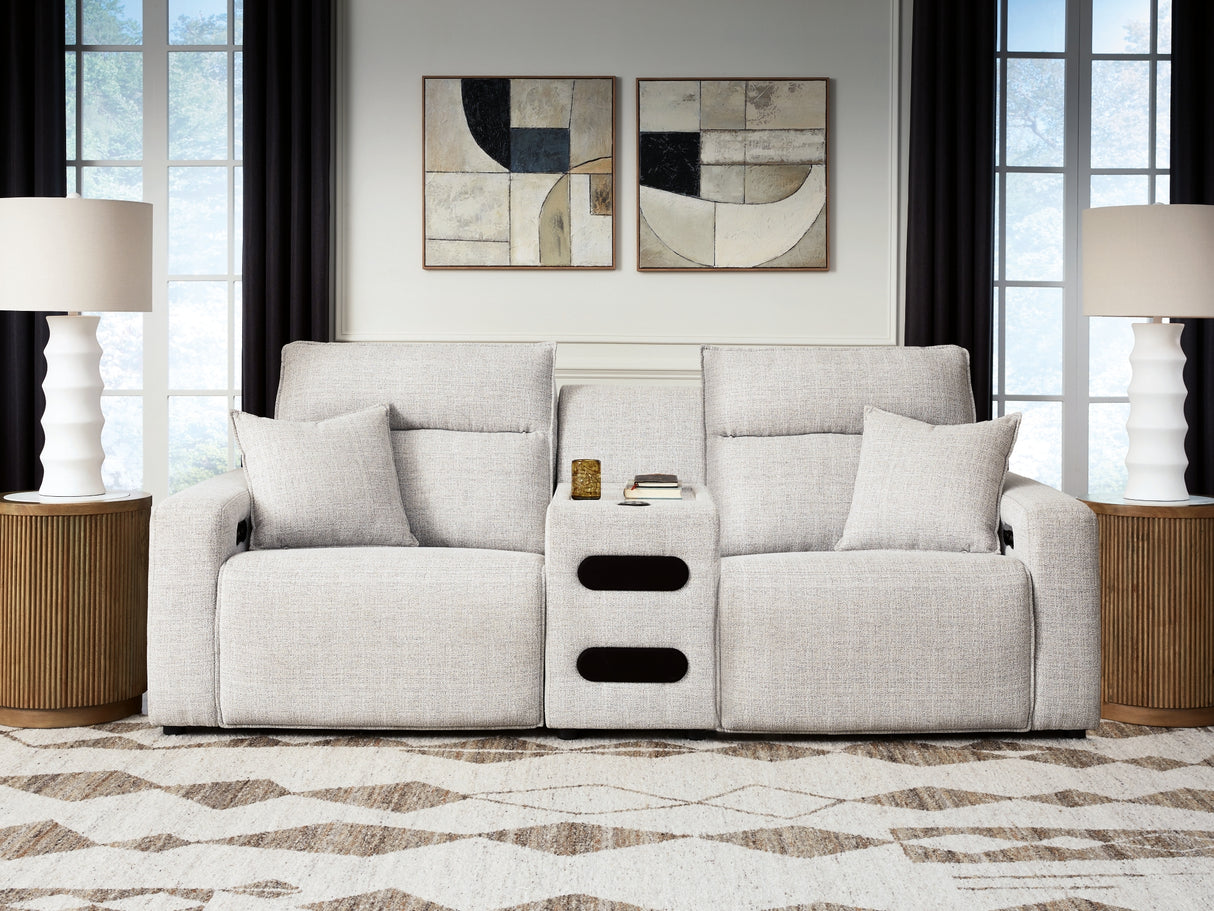 ModMax II Stone 3-Piece Power Reclining Sectional from Ashley - Luna Furniture